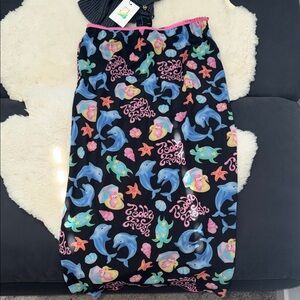 Teddy Fresh Sea Print Women's Mesh Skirt